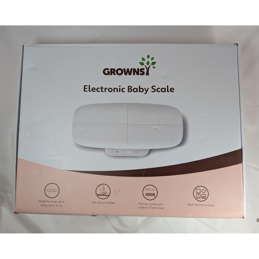 GROWNSY Electronic Baby Scale Digital Toddler Infant Scale 330lb Capacity B12H